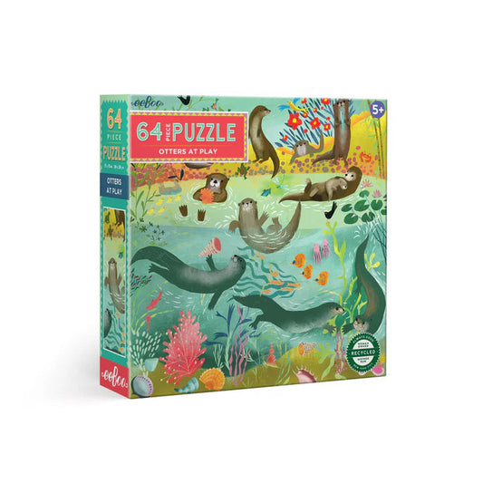 Rompecabezas - Otters At Play 64 Pzas