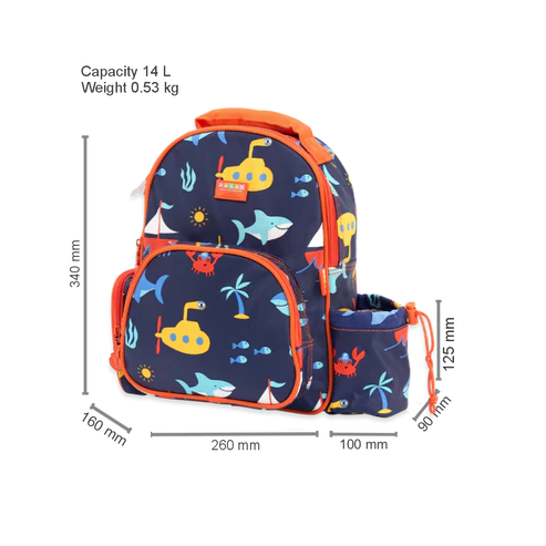 Mochila Backpack Medium - Anchors Away