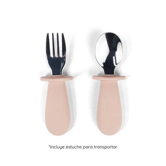 Set x2 Cubiertos - Baby Pink