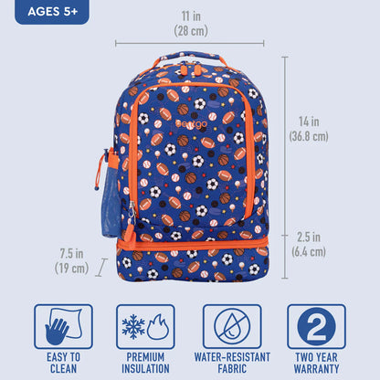 Mochila Bentgo Kids 2 en 1 - Balones