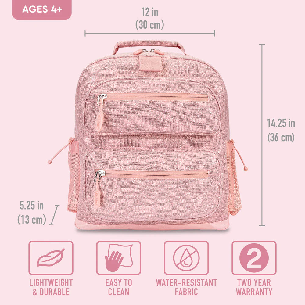 Mochila Escolar Bentgo Kids - Rosa Brilloso