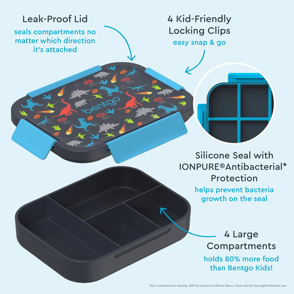 Lonchera Bentgo Kids Snap & Go - Dinosaurio