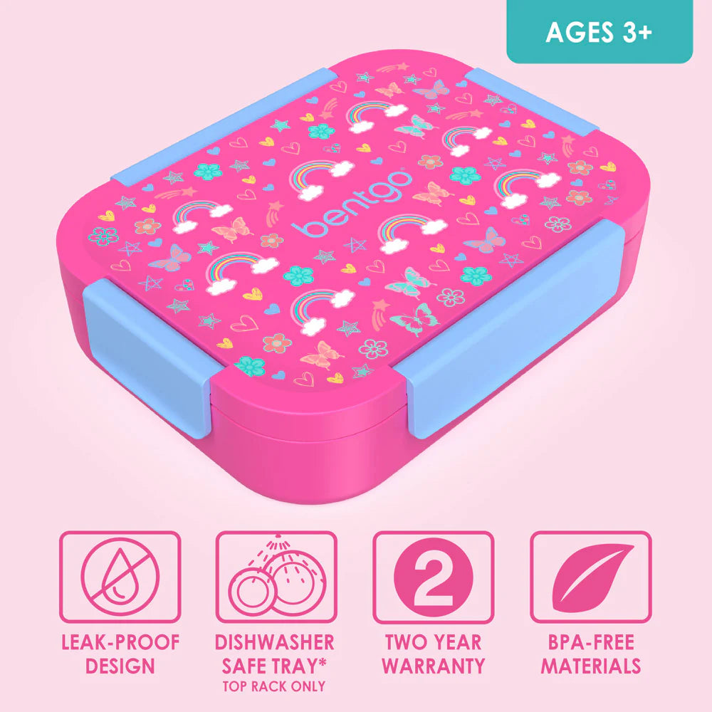 Lonchera Bentgo Kids Snap & Go - Mariposas