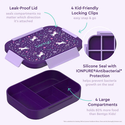 Lonchera Bentgo Kids Snap & Go - Unicornio