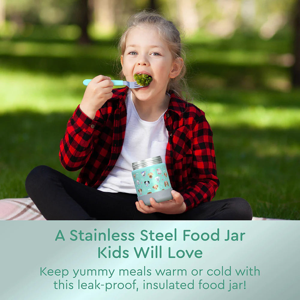 Jar de Acero Inoxidable Bentgo Kids - Puppy Love