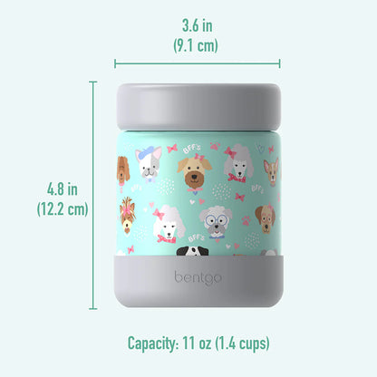 Jar de Acero Inoxidable Bentgo Kids - Puppy Love