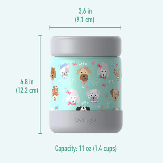 Jar de Acero Inoxidable Bentgo Kids - Puppy Love
