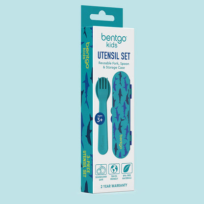 Set de Cubiertos Bentgo Kids - Tiburón