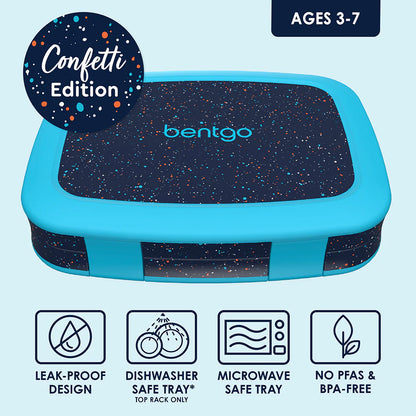 Lonchera Bentgo Kids Lunch Box - Azul Confetti