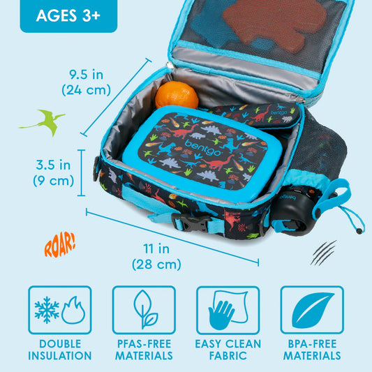 Porta Lonchera Bentgo Kids - Dinosaurio