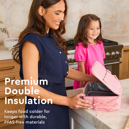 Porta Lonchera Bentgo Kids - Rosa Brilloso