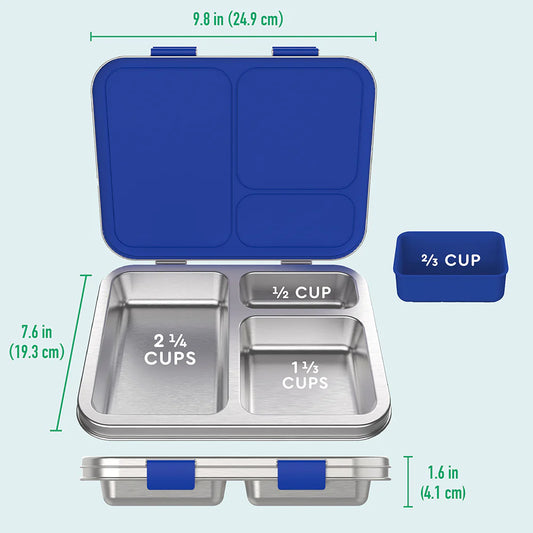 Lonchera Fiambrera de Acero Inoxidable Bentgo - Tiburón