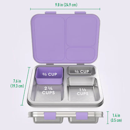 Lonchera Fiambrera de Acero Inoxidable Bentgo - Unicornio