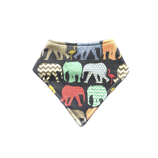 Babero Bandana - Elephants Única