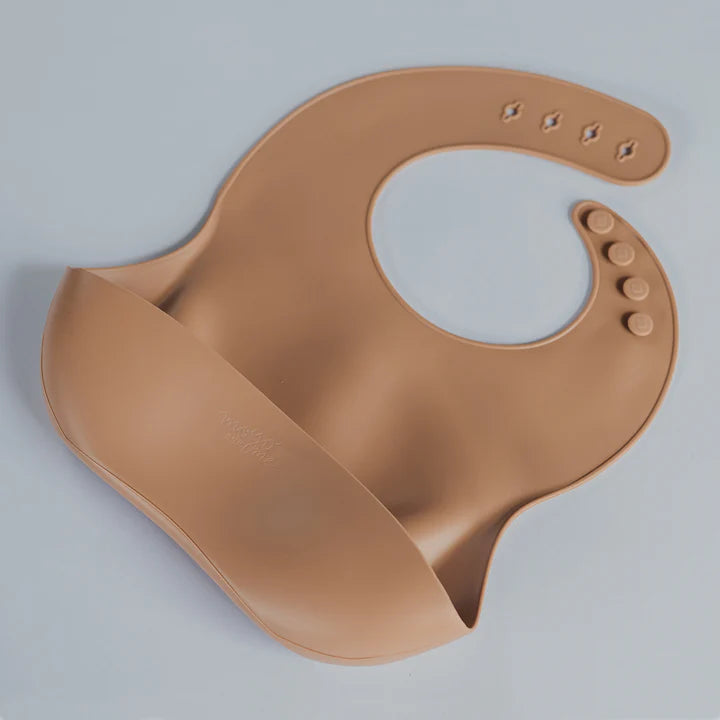 Babero Silicona - Camel