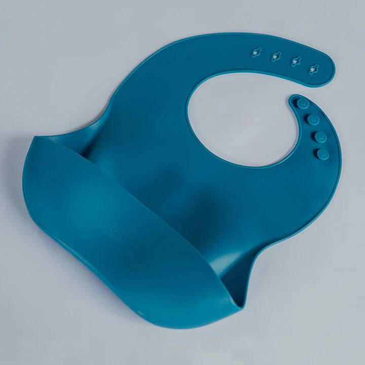 Babero Silicona - Navy Blue