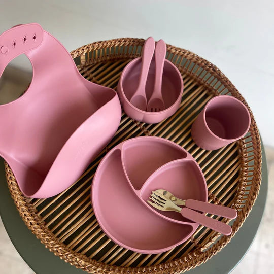 Babero Silicona - Oriental Pink