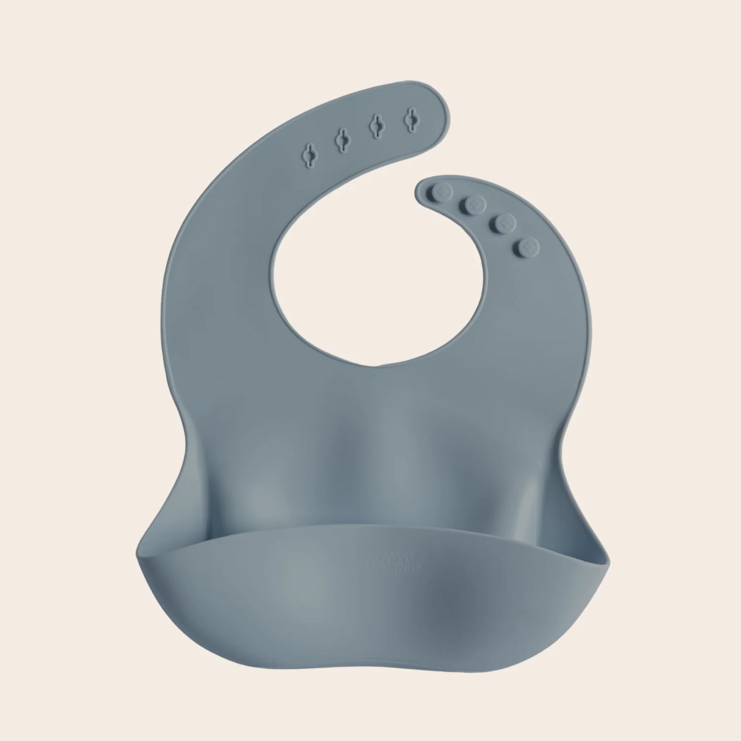 Babero Silicona - Steel Grey