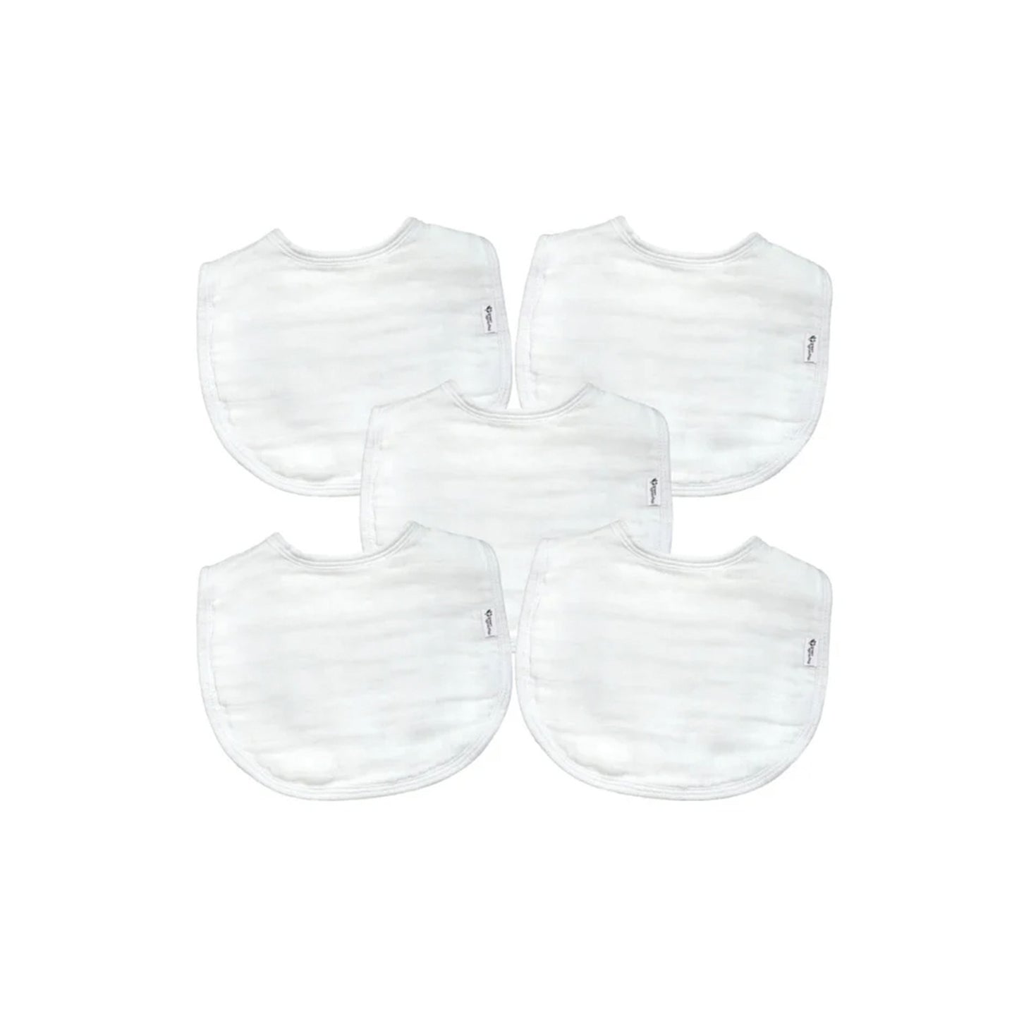 Baberos Pack 5 - White