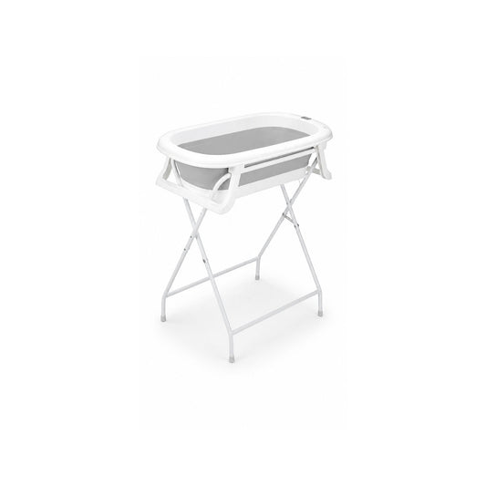 Bañera Antonia con Soporte y Cojín - Gris