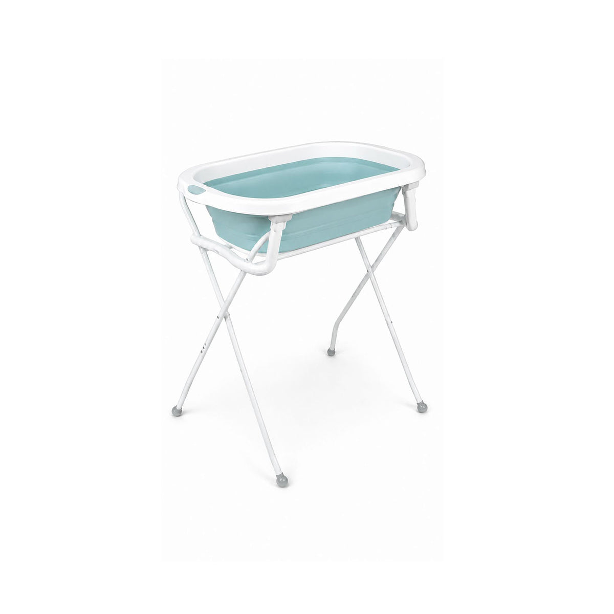 Bañera Antonia con Soporte y Cojín - Verde Jade