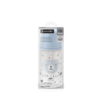 Biberón Fisiológico Wild 270ml Flujo Media M - Azul