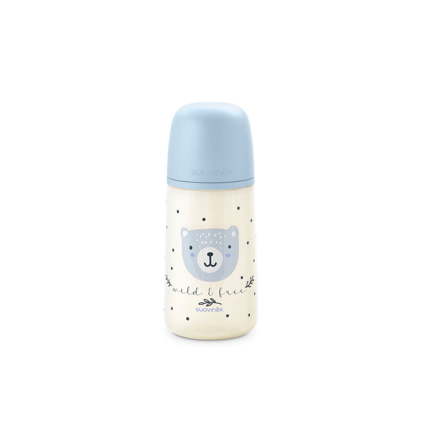 Biberón Fisiológico Wild 270ml Flujo Media M - Azul
