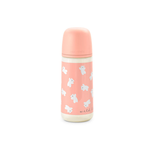 Biberón Fisiológico Wild 360ml Flujo Denso L - Rosado