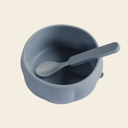 Bowl de Silicona Curvy - Steel Grey