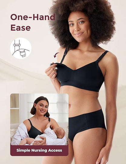Brasier de Lactancia Ultra Suave Black