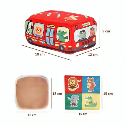 Cajita Sensorial Bus Escolar