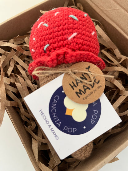 sonajero helado sabor Frutilla