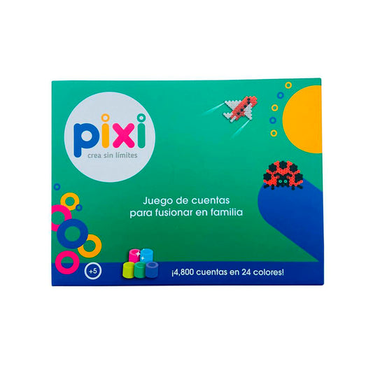 Caja Pixi 24 Colores x 4,800 Cuentas