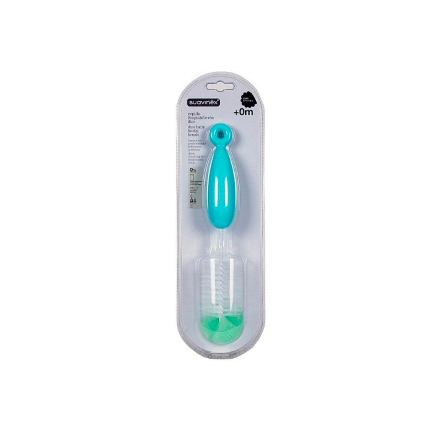 Cepillo Limpiabiberones Duo - Verde