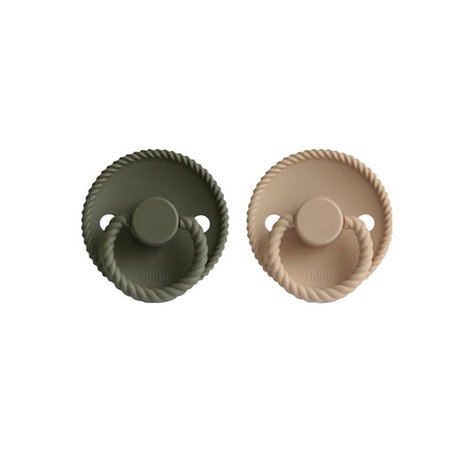 Chupones Packs 2 - Rope Croissant Olive - 6 a 18 Meses