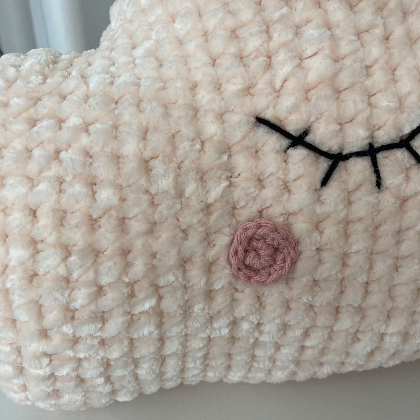 Cojín Nube Rosa Palido