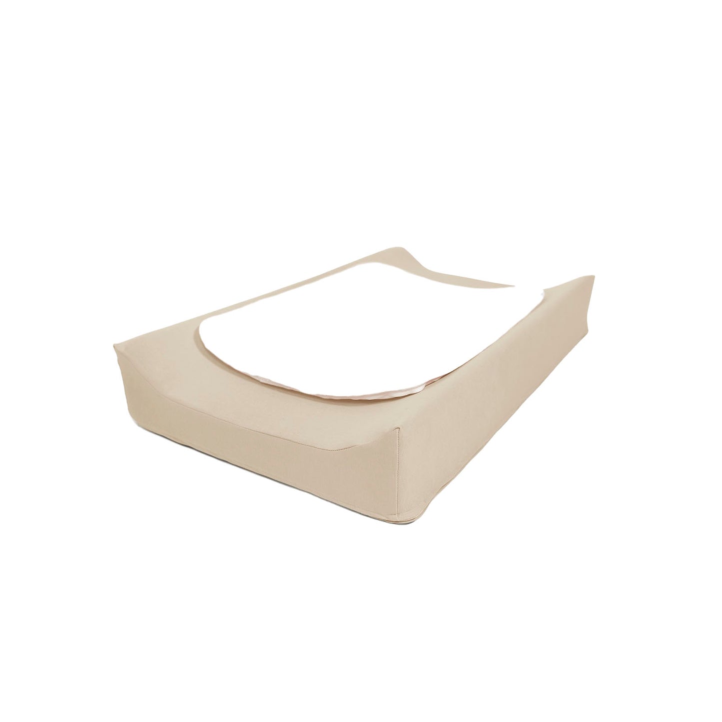 Colchón Cambiador 70x40 Tapete Impermeable Beige Entero