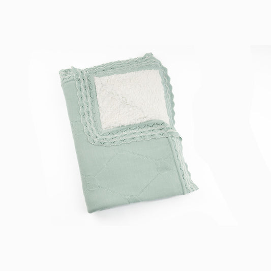 Mantita Corazón Verde Jade