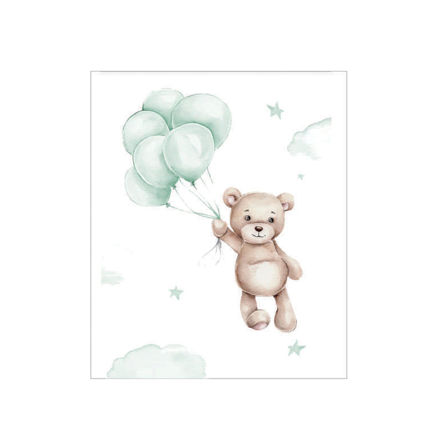 Cuadro Oso con Globo - 30x40