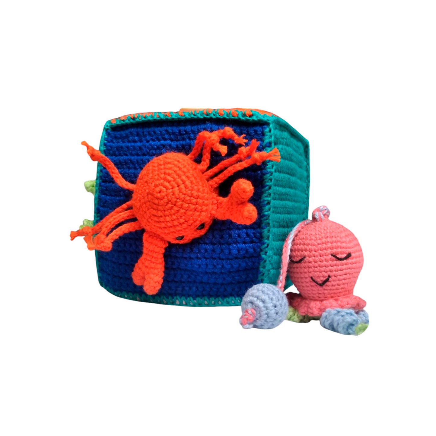 Cubo Sensorial - Marino