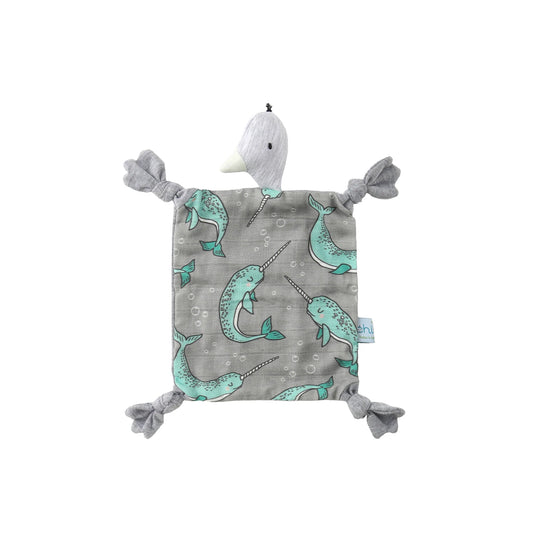 Manta de Apego Dudu Bird - Narwhal