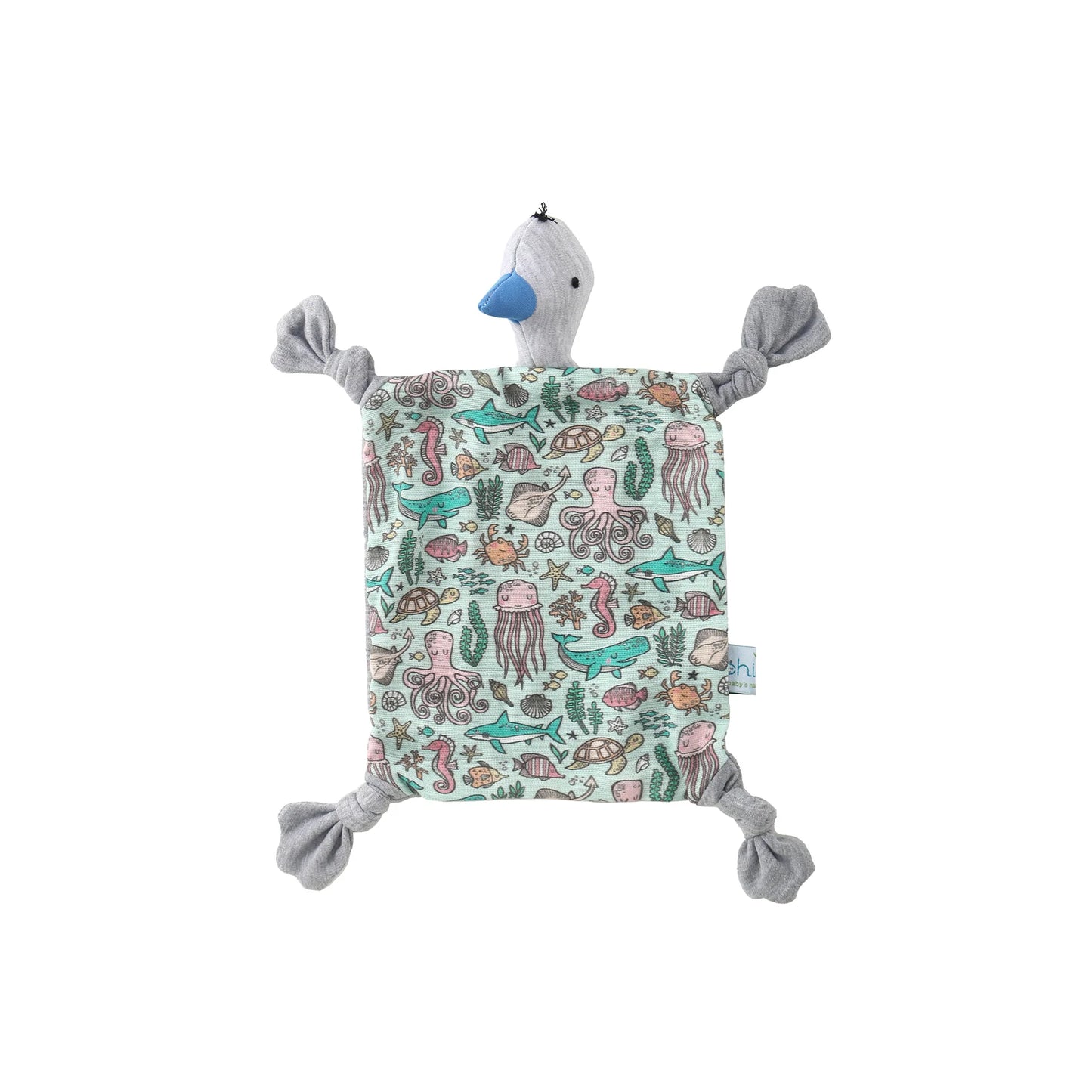 Manta de Apego Dudu Bird - Ocean