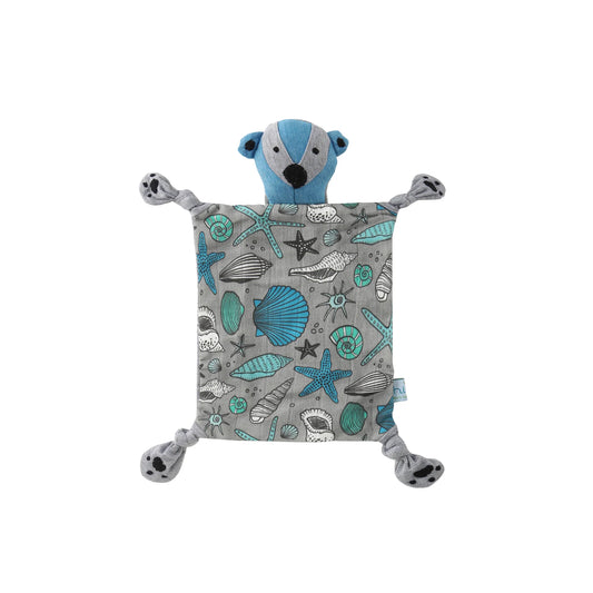 Manta de Apego Dudu Bear - Blue Shells