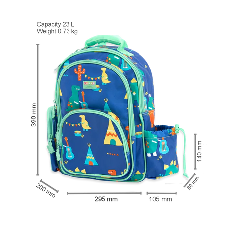 Mochila Backpack Large - Dino Rock