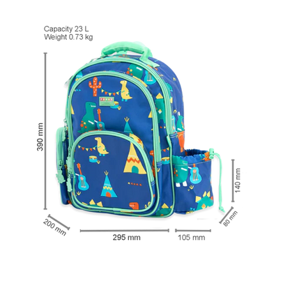 Mochila Backpack Large - Dino Rock