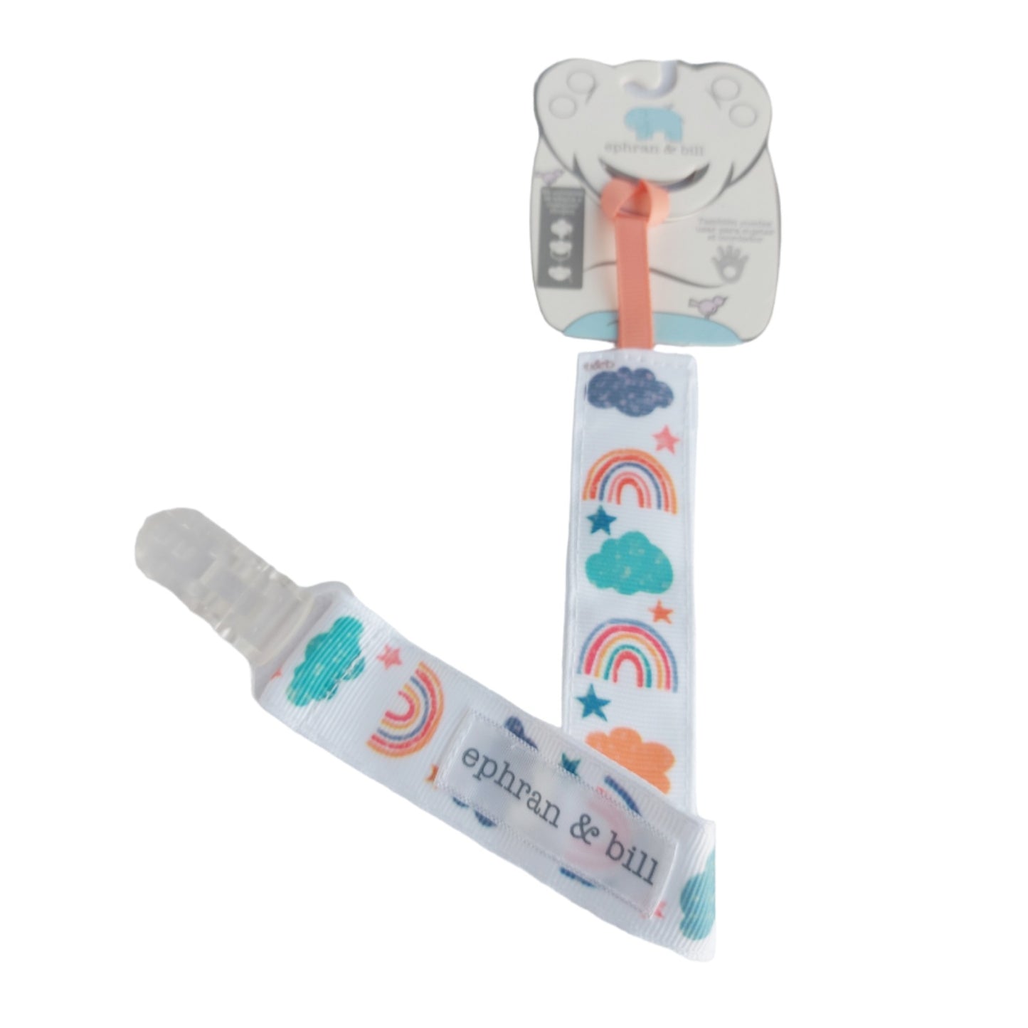 Porta Chupón con Clip Silicona