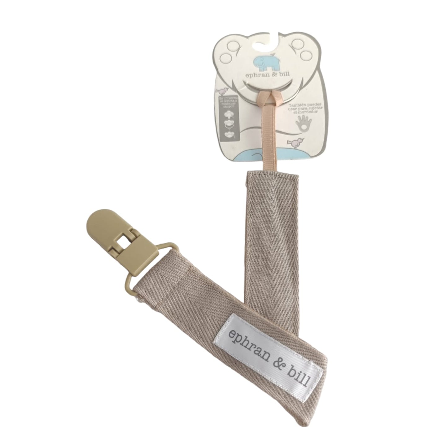 Porta Chupón con Clip Silicona