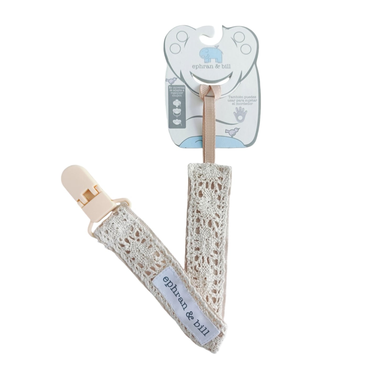 Porta Chupón con Clip Silicona