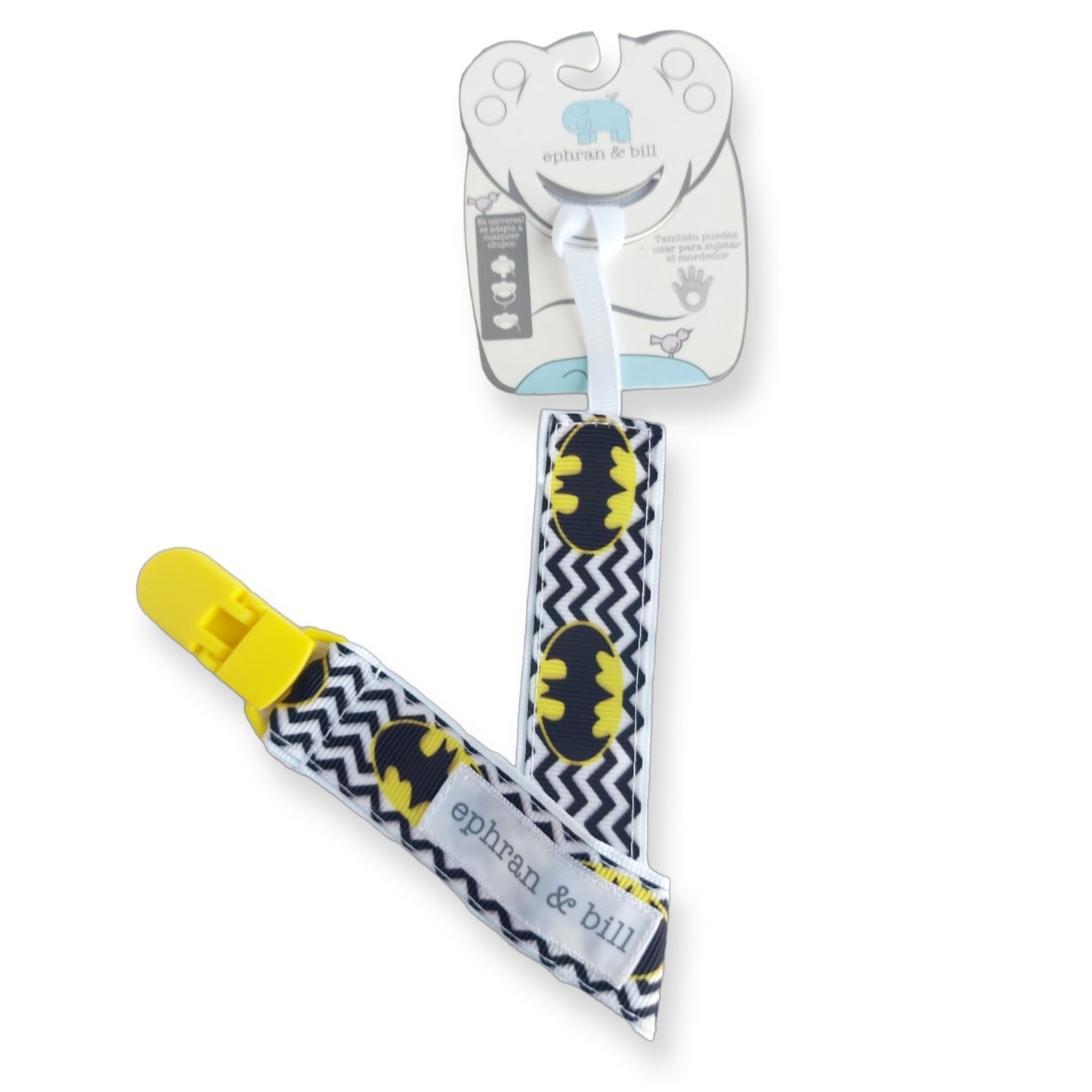 Porta Chupón con Clip Silicona