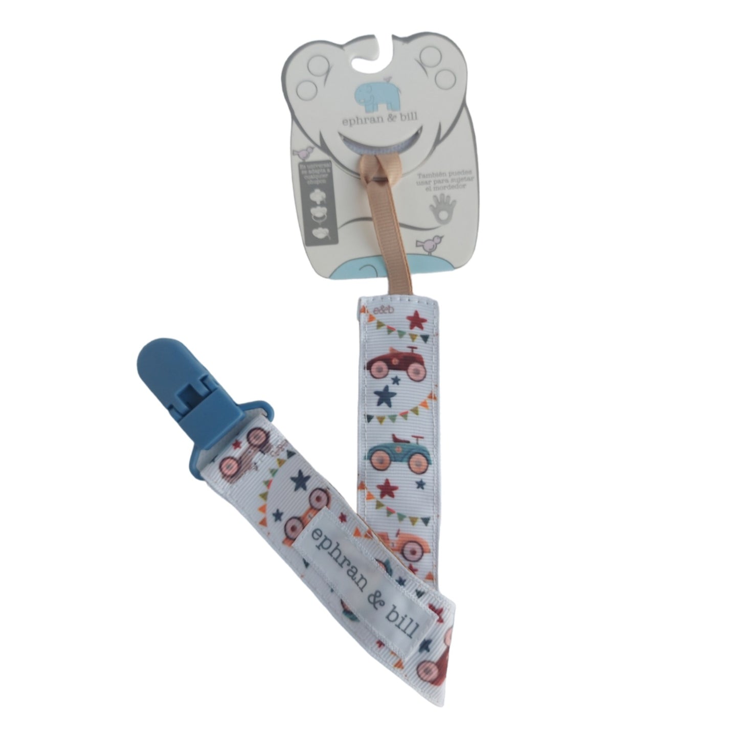 Porta Chupón con Clip Silicona